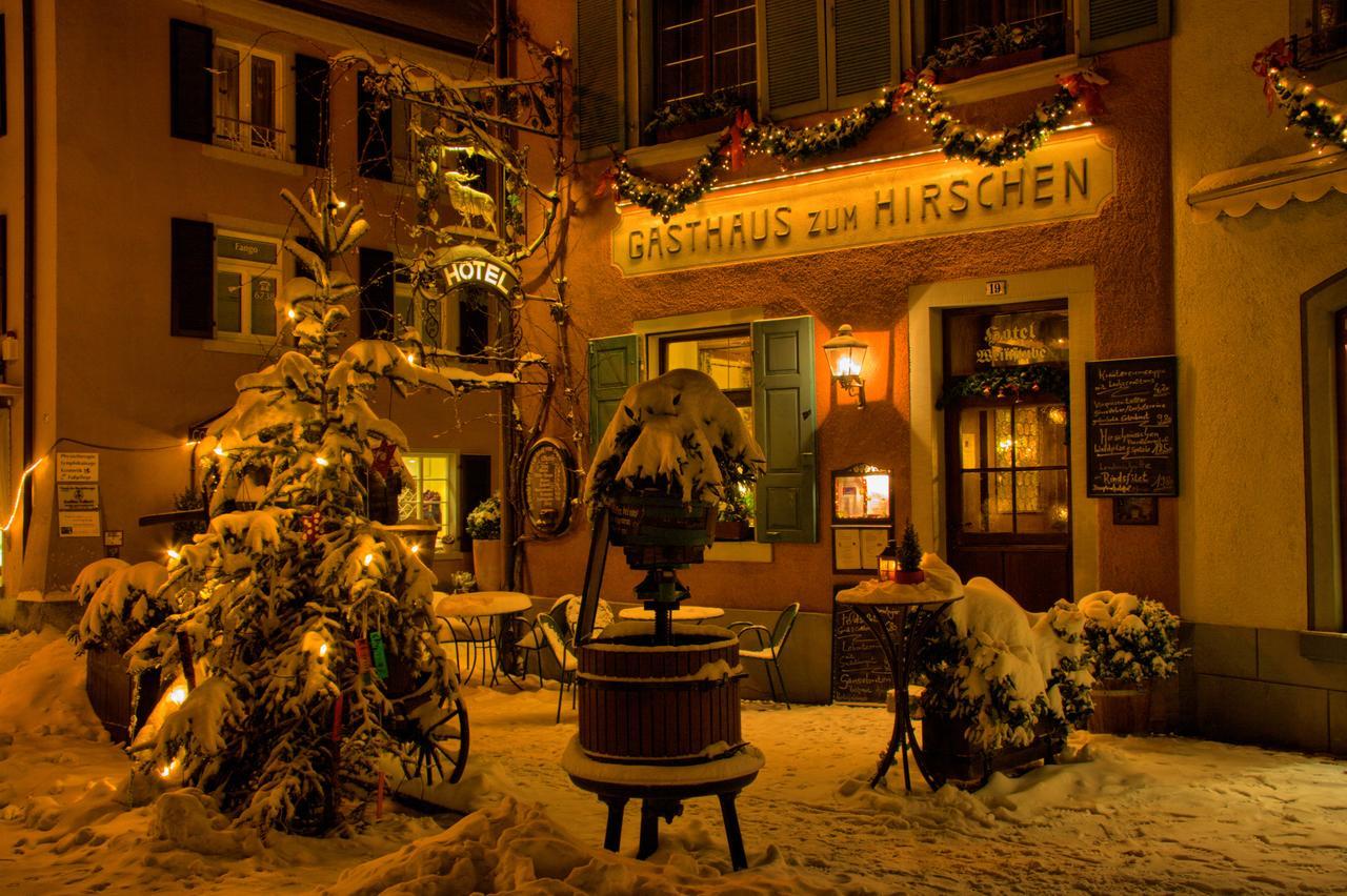 Gasthaus Zum Hirschen Staufen Exterior foto
